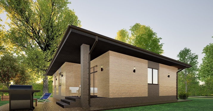 Загородный дом площадью 114 кв.м  (Проект К-114)